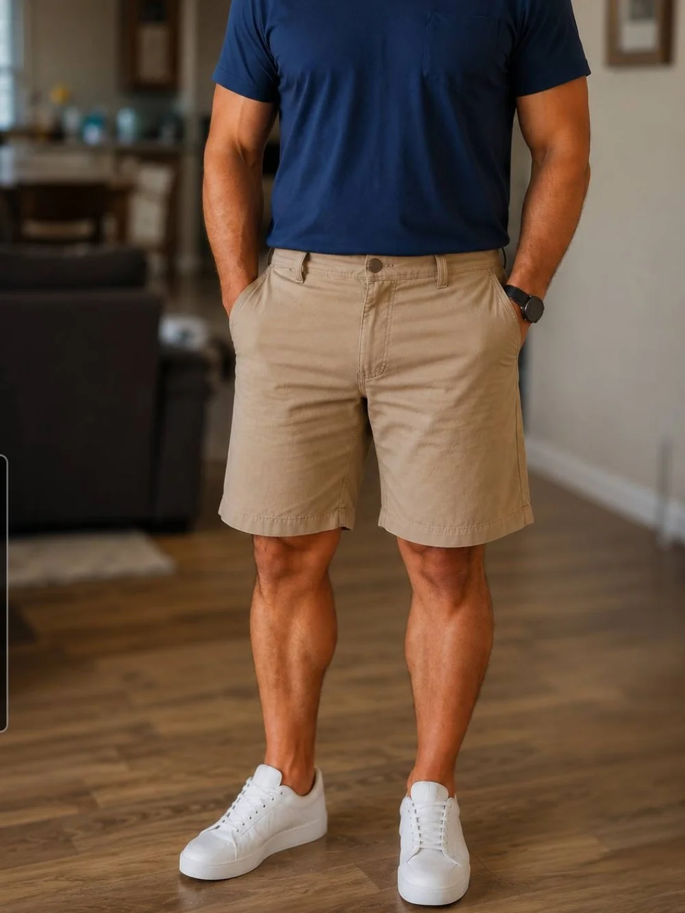 Columbia Men's Khaki Shorts Size 38 – Classic Fit |